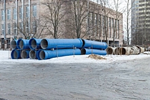На проспекте Большевиков к сентябрю обновят водопроводные сети