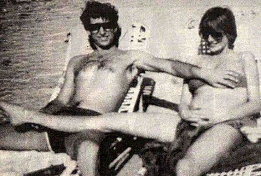 Принц Чарльз и принцесса Диана во время отпуска на Багамах, 1982 год.  