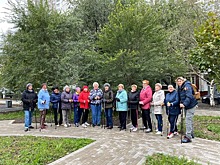 Занятия скандинавской ходьбой в Южнопортовом проходят два раза в неделю