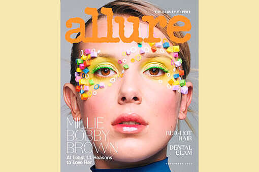 В соцсетях высмеяли макияж Милли Бобби Браун на новой обложке Allure