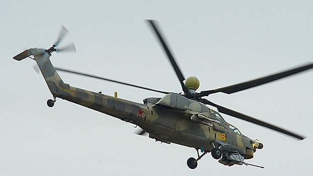 Два ударных вертолета Ми-28 поступили на вооружение армейской авиации под Псковом