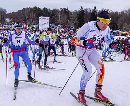 На лыжной трассе «Альфа-Битцы» выступили Александр Легков, Алексей Петухов и Николай Круглов