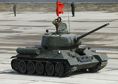 В Нижнем Новгороде военный парад 9 мая откроет танк Т-34
