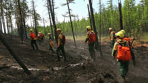 Якутск окутало дымом от лесных пожаров в Сибири