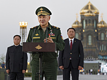 Министр обороны РФ Сергей Шойгу в подмосковной Кубинке принял участие в церемонии открытия Аллеи Союзников советского народа в Великой Отечественной войне