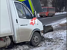 Две «ГАЗели» попали в ДТП в Нижнем Новгороде