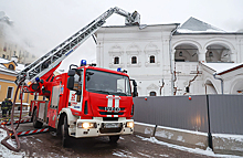 В результате пожара в усадьбе Лопухиных в Москве обрушились перекрытия