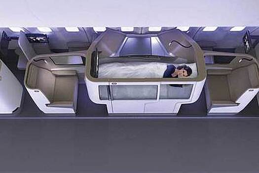 В США адаптировали для самолетов кровати из плацкартных вагонов