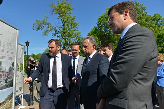 Глеб Никитин и Виталий Мутко обсудили проект развития территории Нижегородского кремля