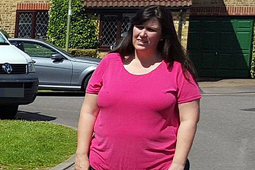 Женщина сбросила 40 кг после слов официантки