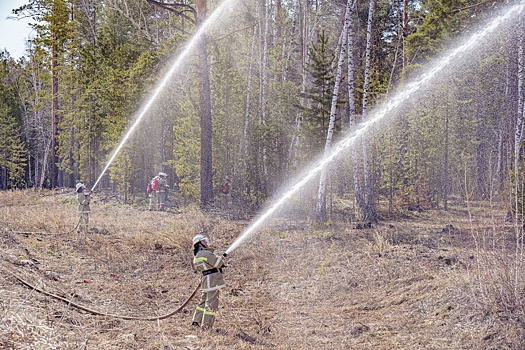 Сотрудники АО "Транснефть – Сибирь" успешно потушили условный лесной пожар