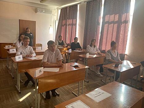 Выпускники школ района сдали пробный ЕГЭ по русскому языку