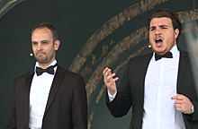 Итальянские артисты выступили на фестивале «Шкинь‐опера» в Коломне