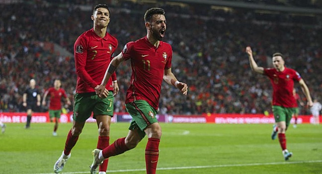 Сборная Португалии обыграла Северную Македонию и вышла на ЧМ-2022