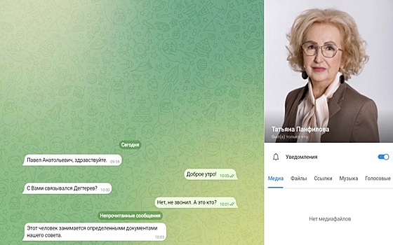 В Рязани мошенники в Telegram представились главой гордумы Татьяной Панфиловой