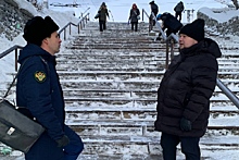 Лестницу на Речном вокзале в Новосибирске отремонтируют к 14 февраля