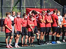 «Наша цель — безбарьерная среда». К Евро-2020 открыта инклюзивная детская спортплощадка