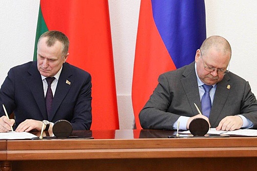 Олег Мельниченко рассказал о подписании договора о сотрудничестве с Могилевской областью