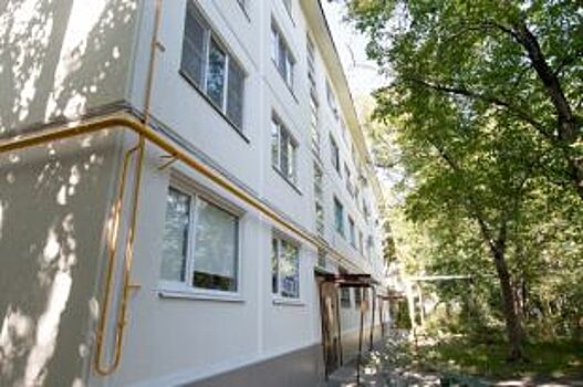 В 57-летнем доме Краснодара впервые капитально отремонтировали фасад
