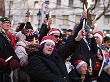 В Лондоне прошла многотысячная акция в поддержку традиционного Рождества