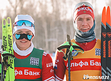 Коростелёв и Большунов одержали победу в командном спринте на Спартакиаде