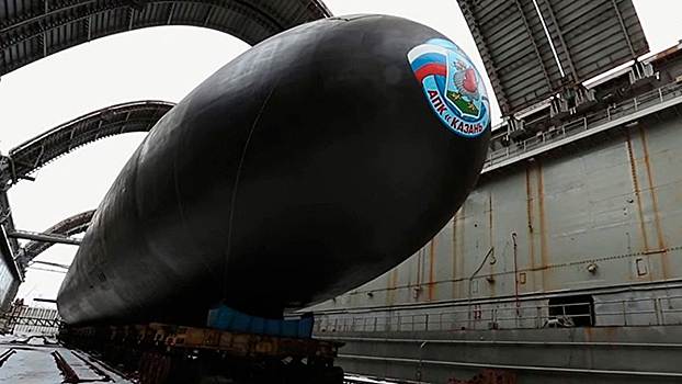 Атомная подлодка «Казань» вышла в море на заводские испытания