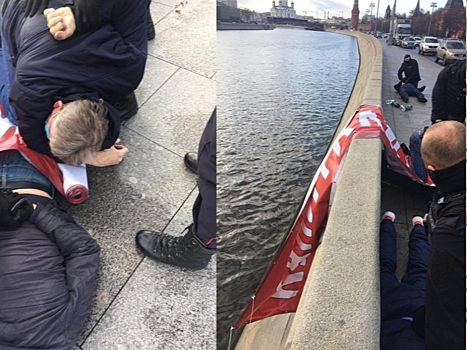 В центре Москвы задержан Сергей Удальцов