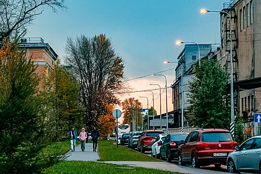 На Мельничной улице обновили наружное освещение