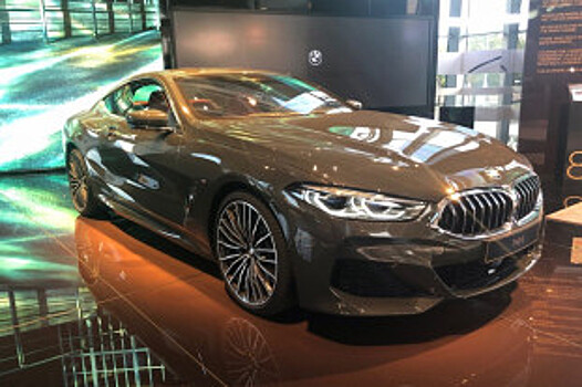 BMW 840d M Sport G15 в сером костюме Dravitgrau Metallic