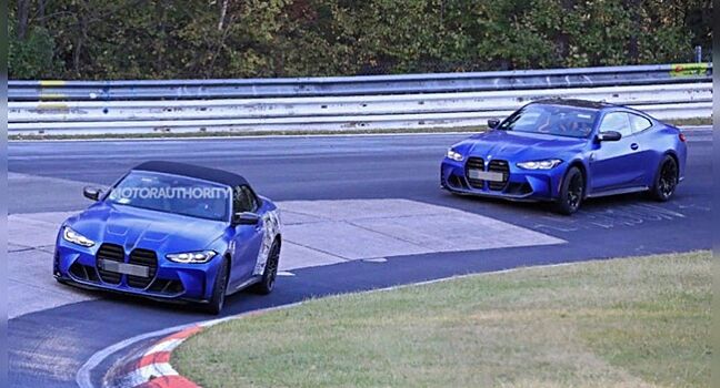 Опубликованы шпионские снимки нового кабриолета BMW M4
