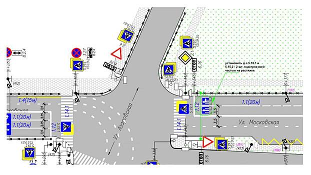 На перекрестке Московская-Азаровская запретят левый поворот