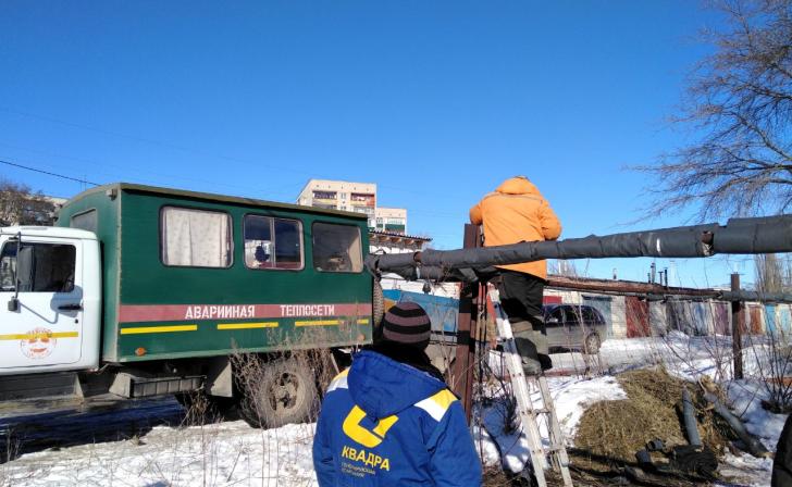 В Курске на Северо-Западе 18 февраля выявили повреждения в сети теплоснабжения