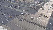На Проспекте мира в центре Москвы произошло столкновение шести машин