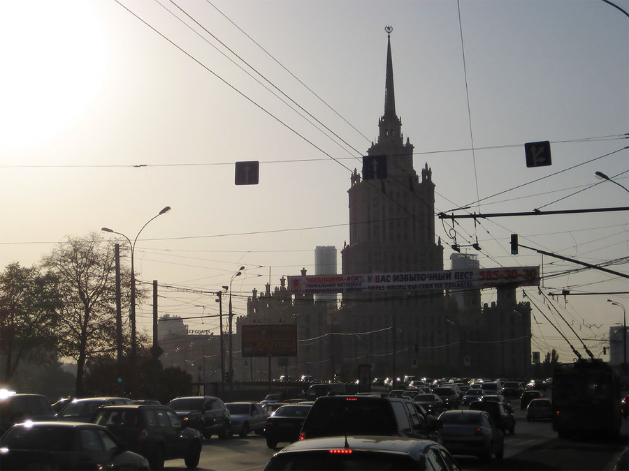 Высотное здание на площади Красных Ворот, Москва, Российская Федерация