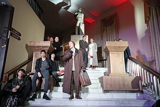 На фестивале "Реальный театр" показали спектакль с монологами о памятнике Ленину