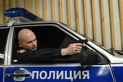 В центре Москвы полиция применила табельное оружие при задержании угонщиков трактора