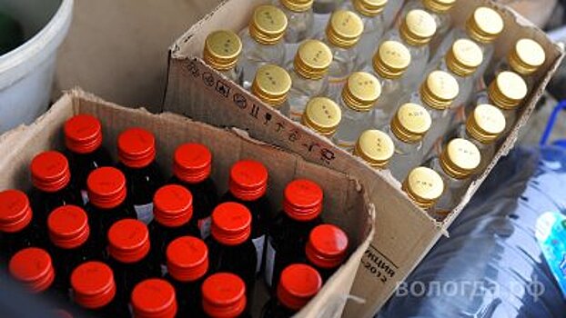 Почти 100 литров нелегального алкоголя изъяли полицейские Вологды