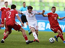 Сборная России разгромно проиграла Дании и вылетела с молодежного Евро