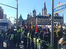 В Оттаве проходят акции протеста
