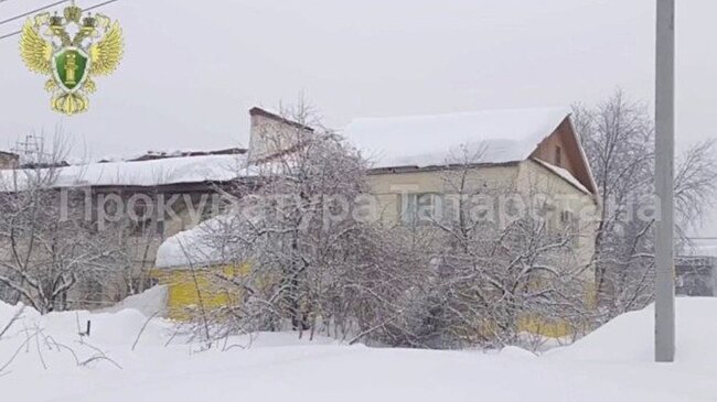 В Зеленодольском районе произошло обрушение крыши