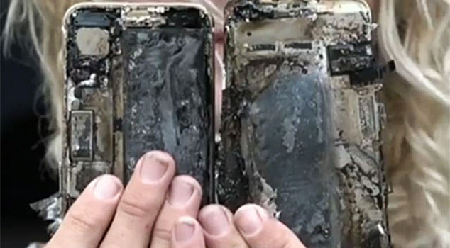iPhone 7 стал причиной пожара в автомобиле
