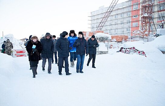 В новом микрорайоне Салехарда построили детский сад из тёплой керамики