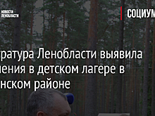 Прокуратура Ленобласти выявила нарушения в детском лагере в Тихвинском районе