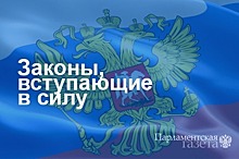 Законы, вступающие в силу 12 сентября