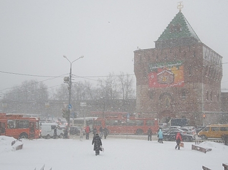 Сильный ветер и метель ожидаются в Нижегородской области в ближайшие часы