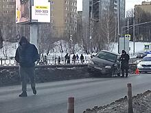 В Рязани легковушка столкнулась с КамАЗом