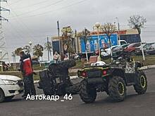 В Курске столкнулись автомобиль и квадроцикл