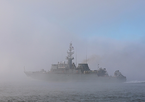 Корабль ПМО «Яков Баляев» начал переход в Тихоокеанский флот