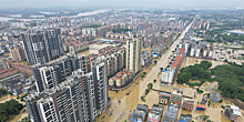 Жертвами крупнейшего наводнения в Китае стали четыре человека