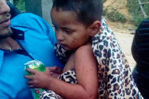Ребенок прожил пять дней в горах без еды и воды